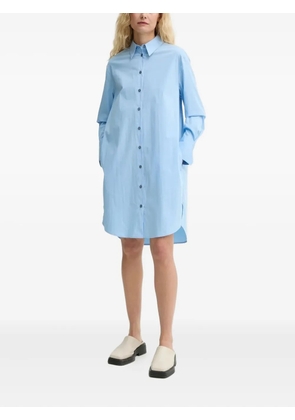 Marc O'Polo button-down shirt mini dress - Blue