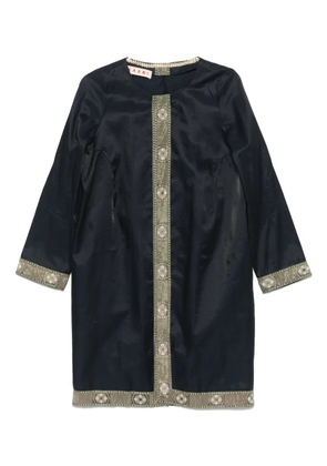 Marni Pre-Owned 2000s contrast-border tunic top - Blue