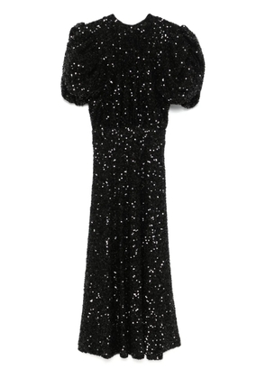 ROTATE BIRGER CHRISTENSEN sequinned midi dress - Black