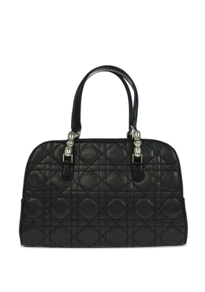 Christian Dior Pre-Owned 2001 Cannage leather tote bag - Black