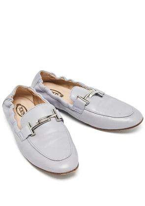 Tod's Vintage leather loafers - Grey