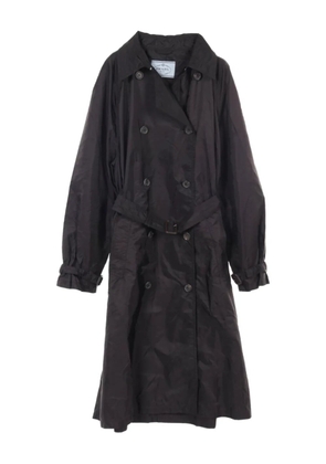 Prada Pre-Owned 2010s Re-Nylon trench coat - Black