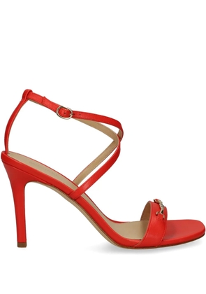 Michael Michael Kors 90mm logo-plaque sandals - Red
