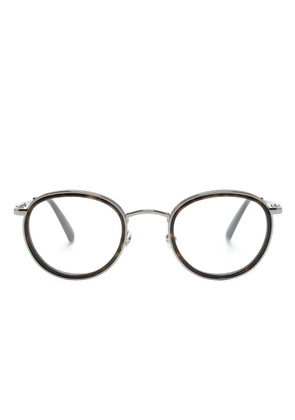Moncler Eyewear ML5153 Oval Eyeglasses - Brown