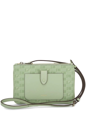 Moreau Promenade leather crossbody bag - Green