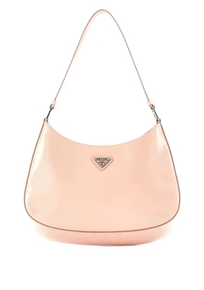 Prada Pre-Owned Cleo Shoulder Bag Spazzolato Leather Medium hobo bag - Neutrals