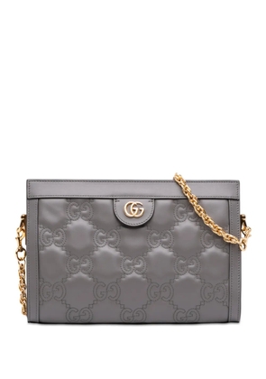 Gucci Pre-Owned 2016-2025 Small GG Marmont Matelasse Leather Ophidia Chain Bag satchel - Grey