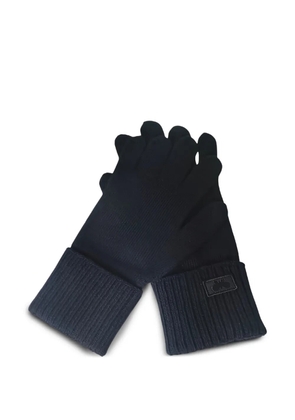 Weekend Max Mara Zamianew ribbed gloves - Black