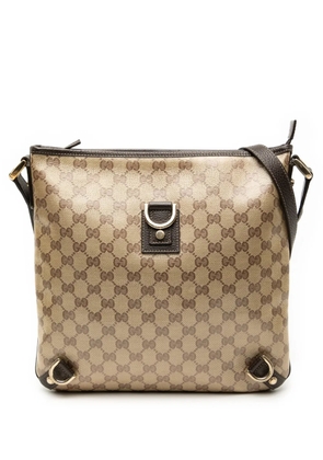Gucci Pre-Owned 2000-2015 GG Crystal Abbey D Ring crossbody bag - Brown
