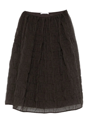 Cecilie Bahnsen Bala midi skirt - Brown
