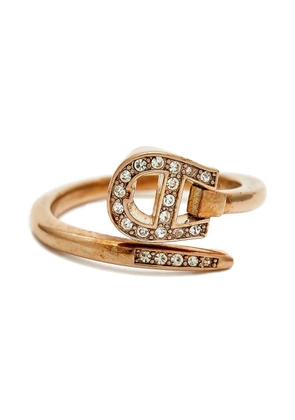 Aigner Vintage crystal-embellishment ring - Gold