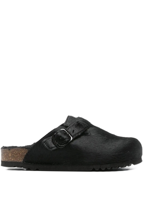 Scholl Boston shearling clogs - Black