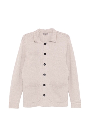 N.Peal houndstooth-print cardigan - Brown