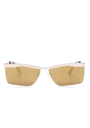 Off-White Eyewear Rimini rectangle-frame sunglasses - Gold