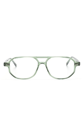 Moscot Gazeektal pilot-frame glasses - Green