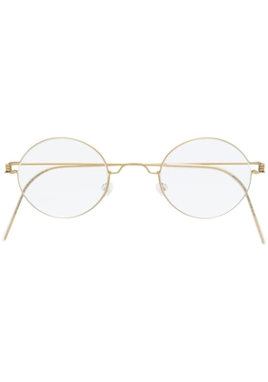 Lindberg Corona round glasses - Gold