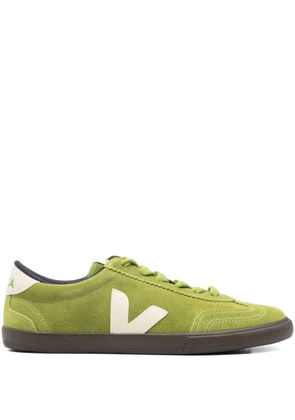 VEJA V-logo suede sneakers - Green