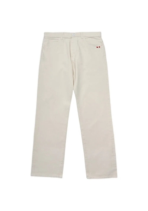 AMISH James embroidered jeans - Neutrals