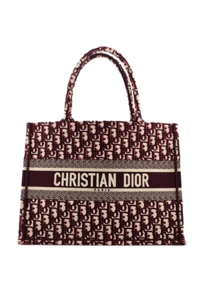 Christian Dior Pre-Owned Book Oblique Canvas Medium tote bag - Red