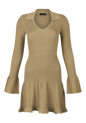 LIU JO ribbed mini dress - Green