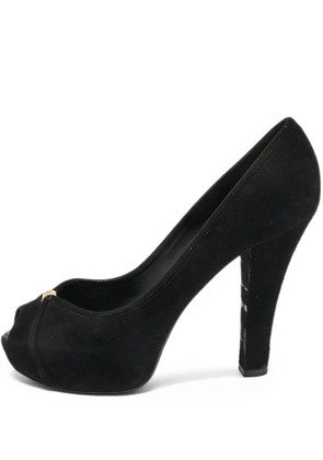 Louis Vuitton Pre-Owned 120mm peep-toe pumps - Black