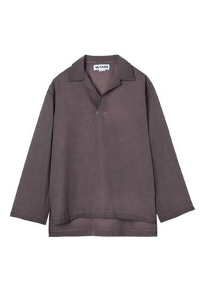 Sunnei wool polo shirt - Brown