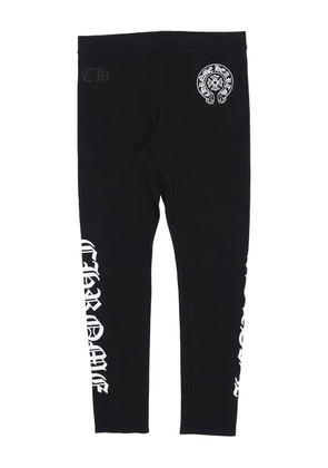 Chrome Hearts print-detail horseshoe-motif leggings - Black