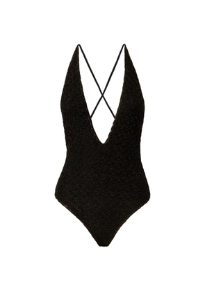 Missoni cross-back swimsuit - Black