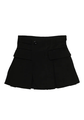 sacai pleated shorts - Black