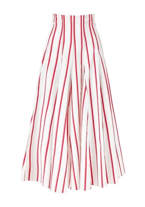 Rosie Assoulin cotton midi skirt - White