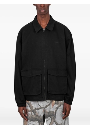 Awake NY zip-up shirt jacket - Black
