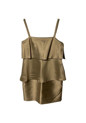 Moschino Pre-Owned layered silk dress - Neutrals