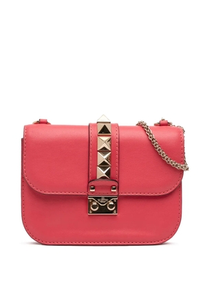 Valentino Garavani Pre-Owned 2010-2025 Small Rockstud Glam Lock crossbody bag - Pink
