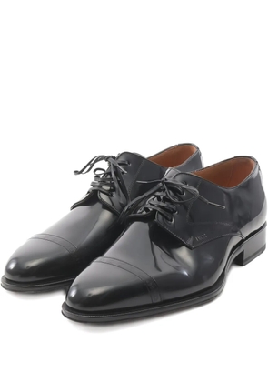 Christian Dior Pre-Owned 2010s leather cap-toe shoes - Black