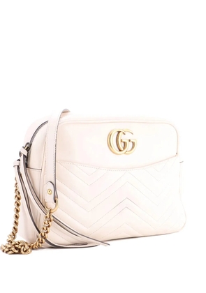 Gucci Pre-Owned GG Marmont Matelasse Leather Medium shoulder bag - Neutrals