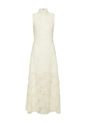 ROTATE BIRGER CHRISTENSEN floral-embroidered maxi dress - White