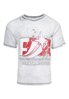 RRR123 cotton T-shirt - Blue