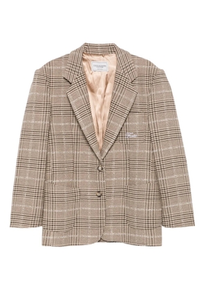 Forte Dei Marmi Couture houndstooth-check blazer - Neutrals