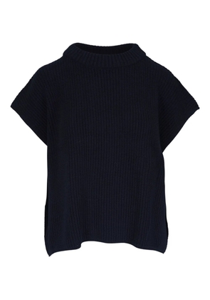 Frank & Eileen ribbed-knit top - Blue