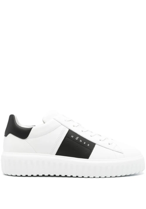 Hogan H-Stripes leather sneakers - White
