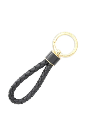 Bottega Veneta Pre-Owned 2020s Intrecciato key ring - Black