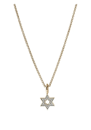 John Hardy 14K yellow gold JH Essential Star of David diamond necklace
