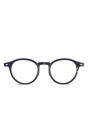 Lindberg round-frame titanium glasses - Black