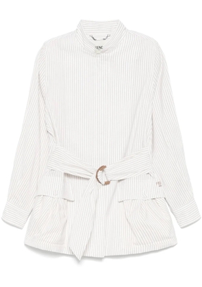 FENDI striped jacket - White