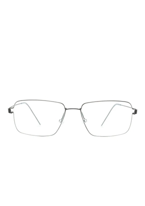Lindberg Aaron rectangle-frame glasses - Grey