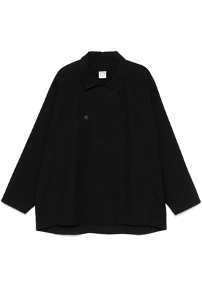 Jan Jan Van Essche twill shirt jacket - Black