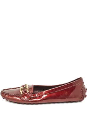 Louis Vuitton Pre-Owned leather loafers - Red