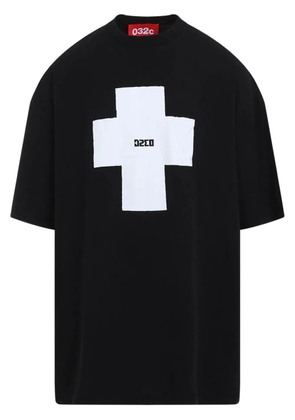 032c organic cotton t-shirt - Black