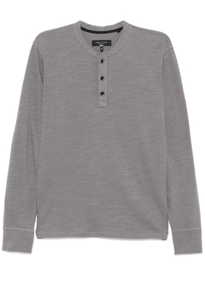 rag & bone Classic Flame Henley shirt - Grey