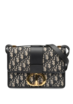 Christian Dior Pre-Owned 2020 Oblique Canvas 30 Montaigne Flap crossbody bag - Blue